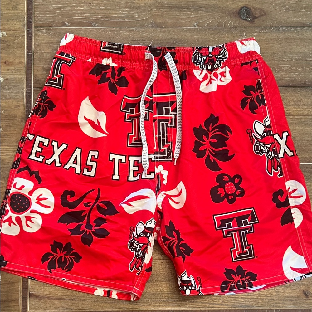 Texas Tech Red Swim Shorts Men’s Sz L